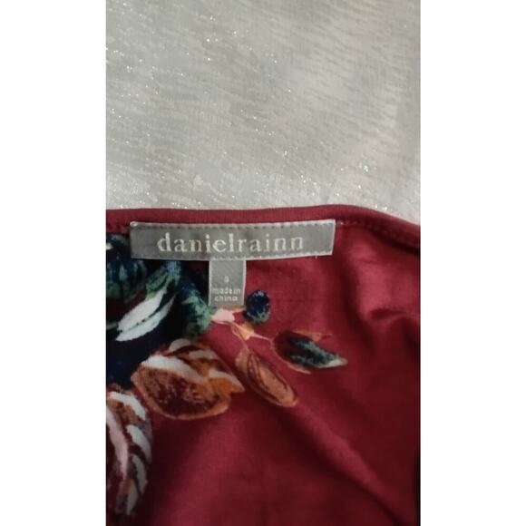 Daniel Rain Stitch Fix floral tunic crochet trim top Size Small Office Work Wear - Picture 10 of 10